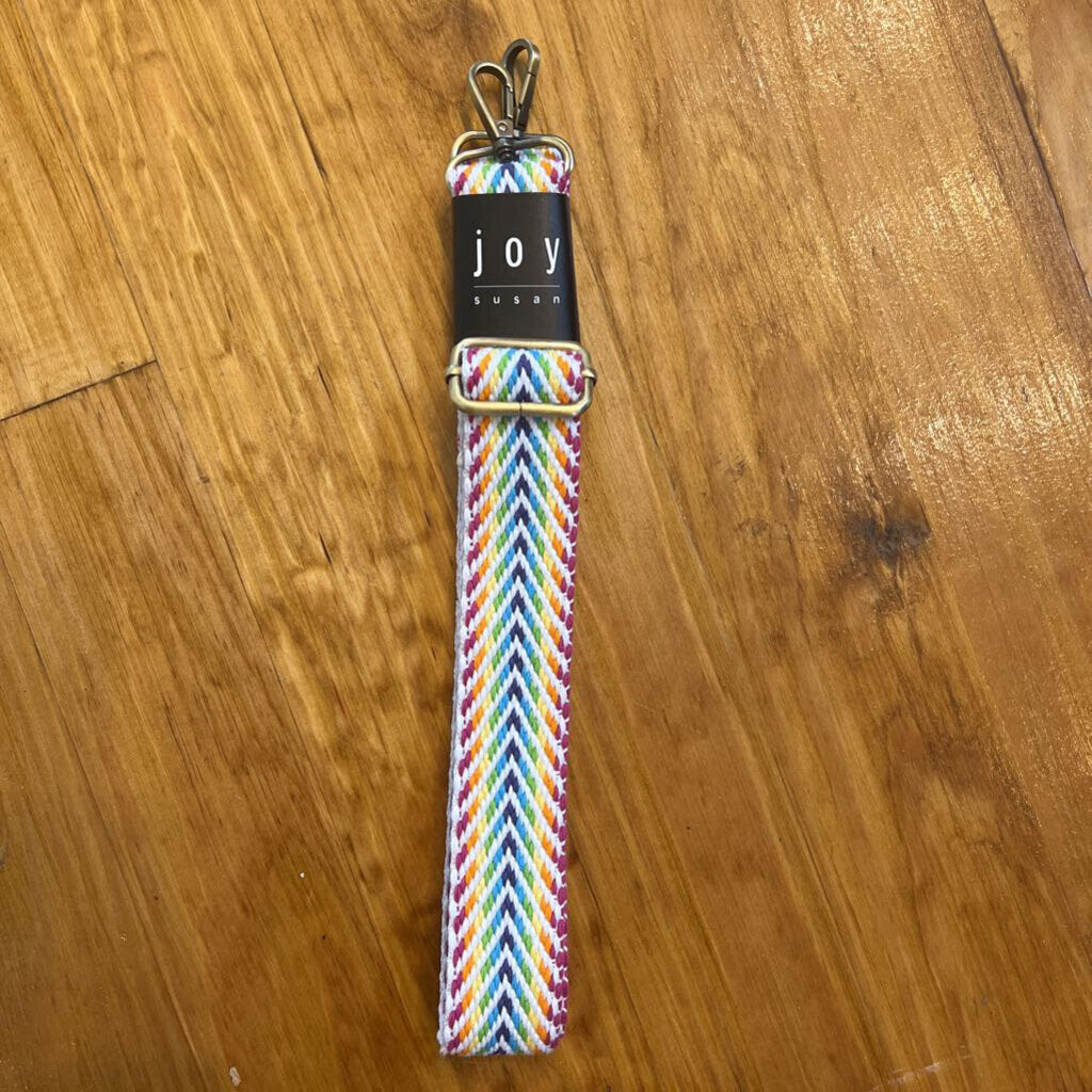 Rainbow Chevron Guitar Strap