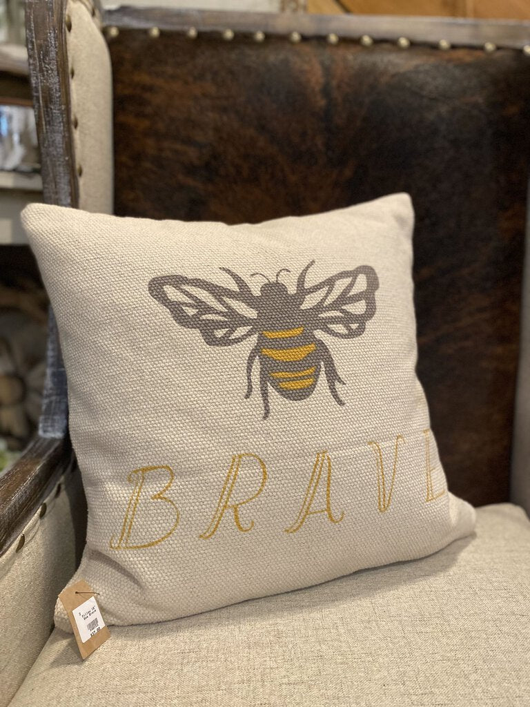 Pillow 18" Bee Brave