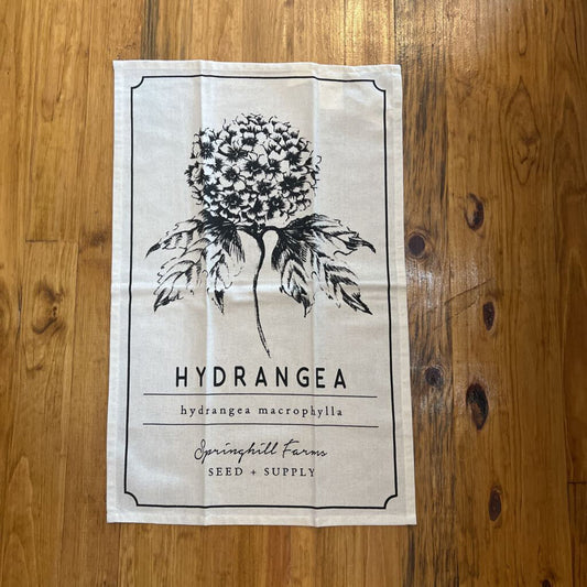 Linen Botanical Tea Towel