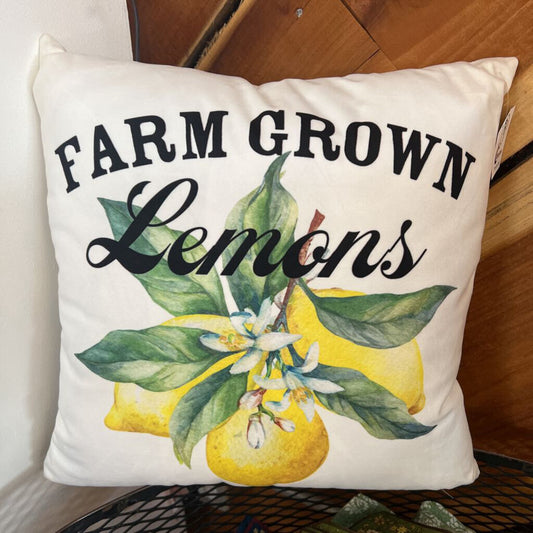 Fresh Lemonade Pillow