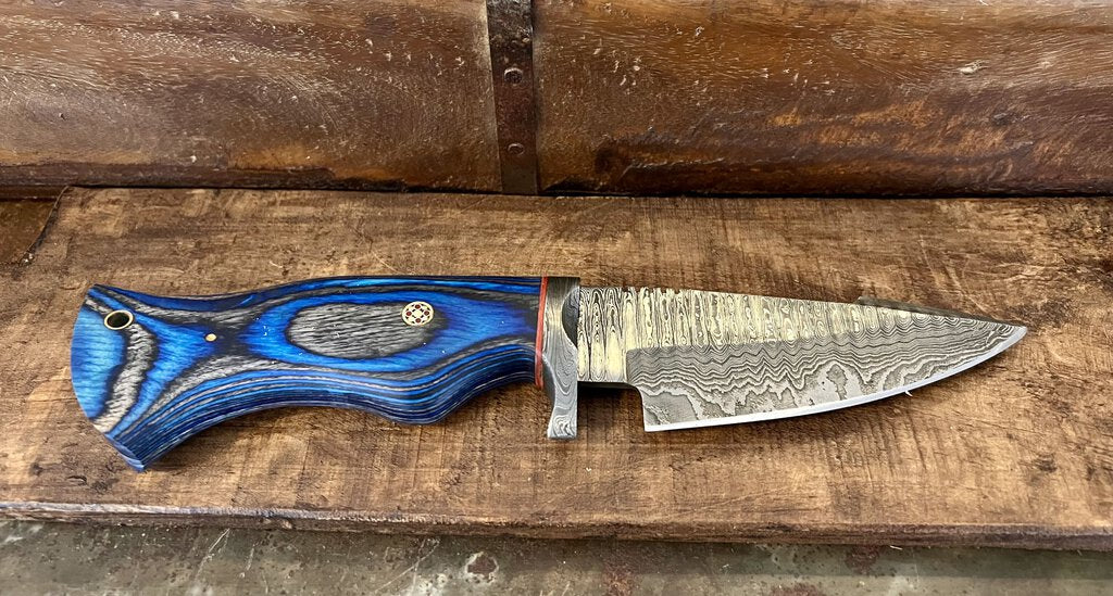 Damascus Hunting Knife