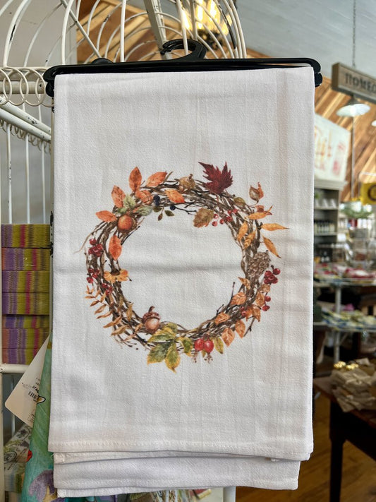 Fall Wreath Towel