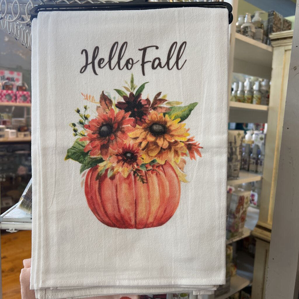 Hello Fall Towel