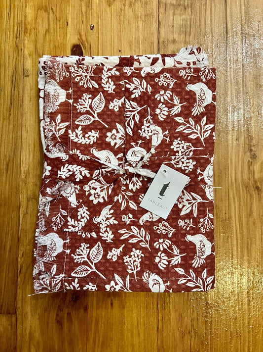 Red Free Range Dishtowel Set