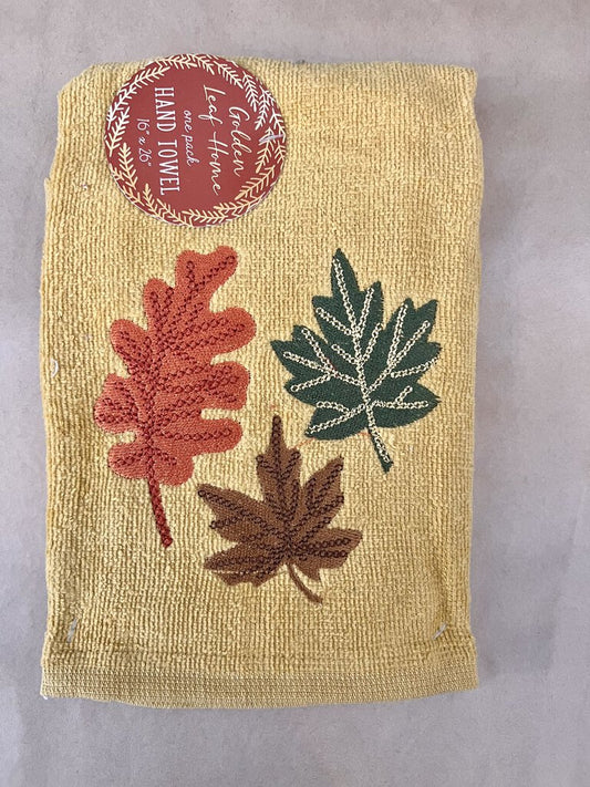 FALL LEAF HAND TOWEL