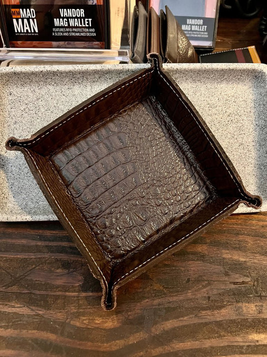 Leather Valet Tray