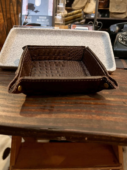 Leather Valet Tray