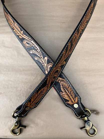 Myra Tooled Leather Strap