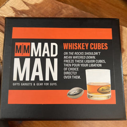 Football Whiskey Cubes