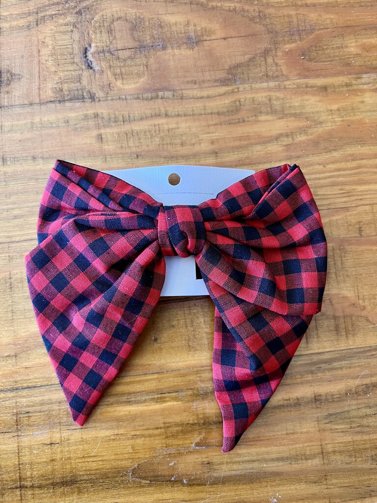 Georgia Plaid Bow