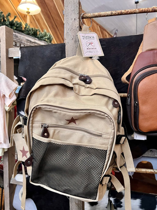 Vintage Canvas Backpack