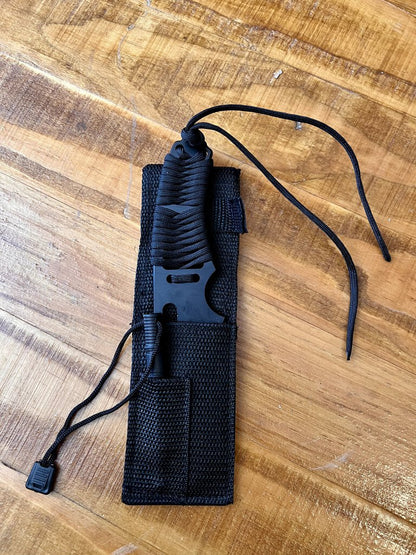 LARGE PARACORD KNIFE WITH FIRE STARTER