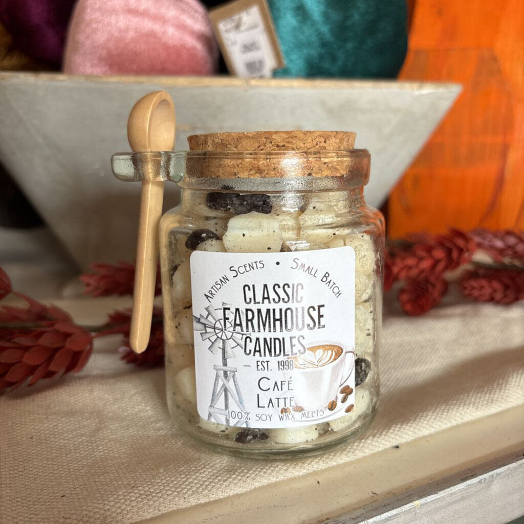 SOY WAX MELTS IN A JAR WITH SPOON