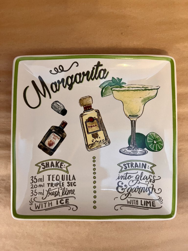 STONEWARE MARGARITA PLATE