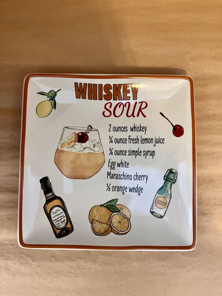 STONEWARE WHISKEY SOUR MULE PLATE