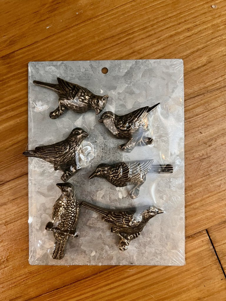 PEWTER BIRD MAGNETS