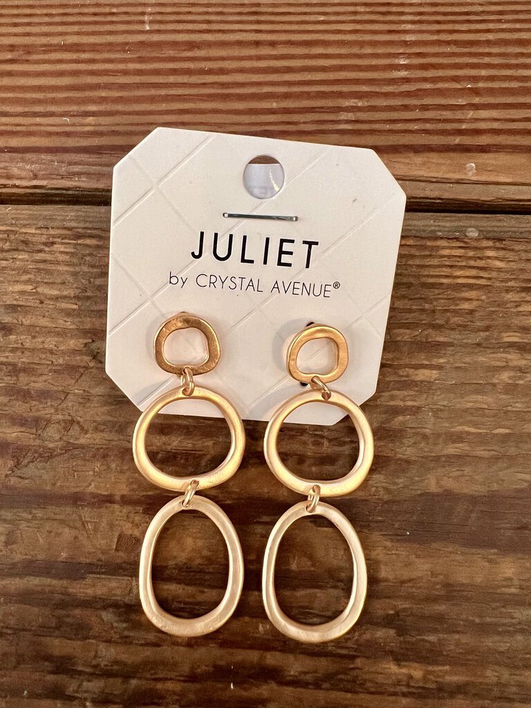 JULIET GOLD ORB EARRINGS