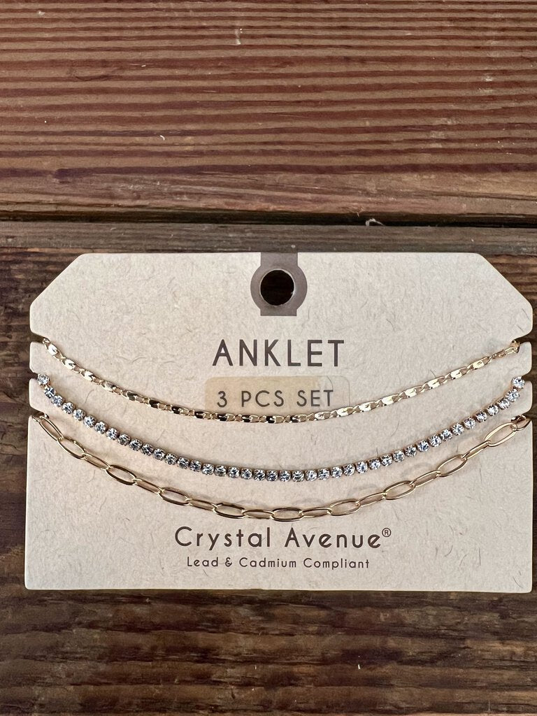 CRYSTAL ANKLET