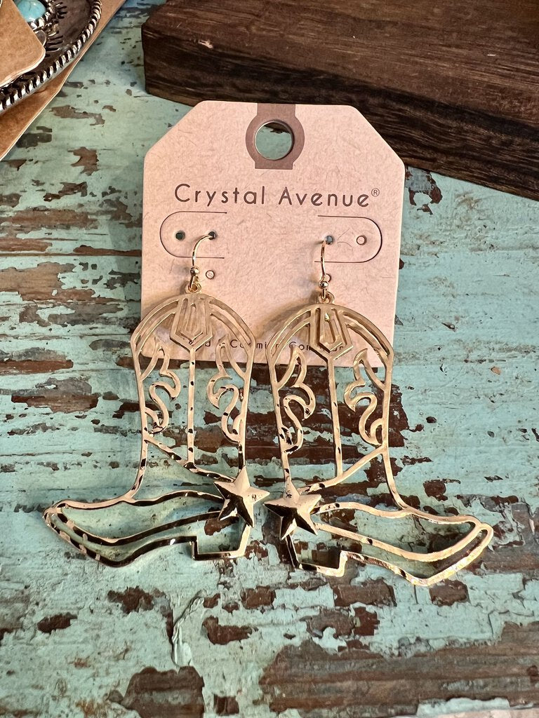 COWBOY BOOTS EARRINGS