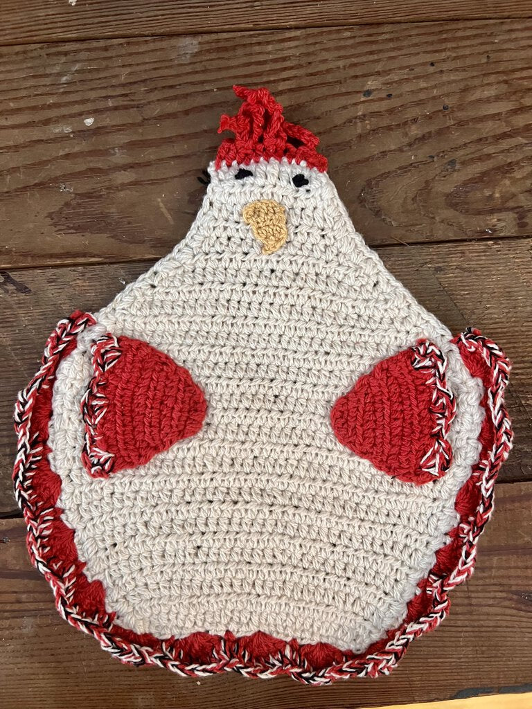 RED CHICKEN POTHOLDER