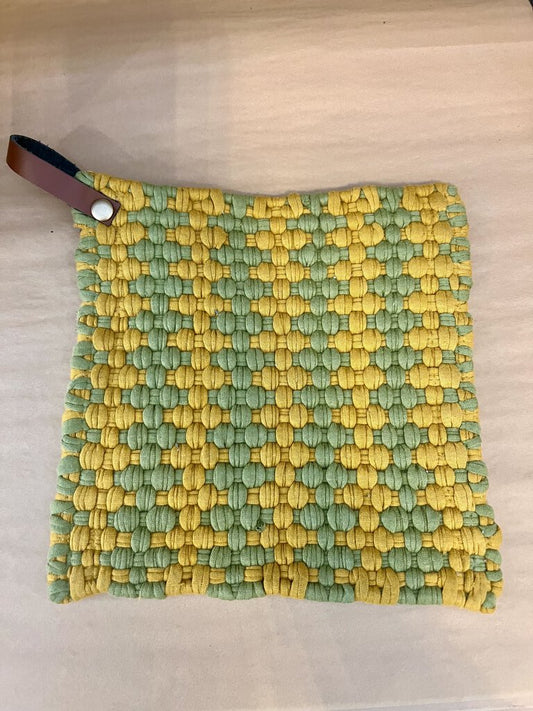 COTTON CROCHETED POTHOLDER