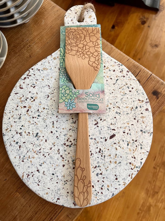 SOLID BEECHWOOD CORNER SPOON