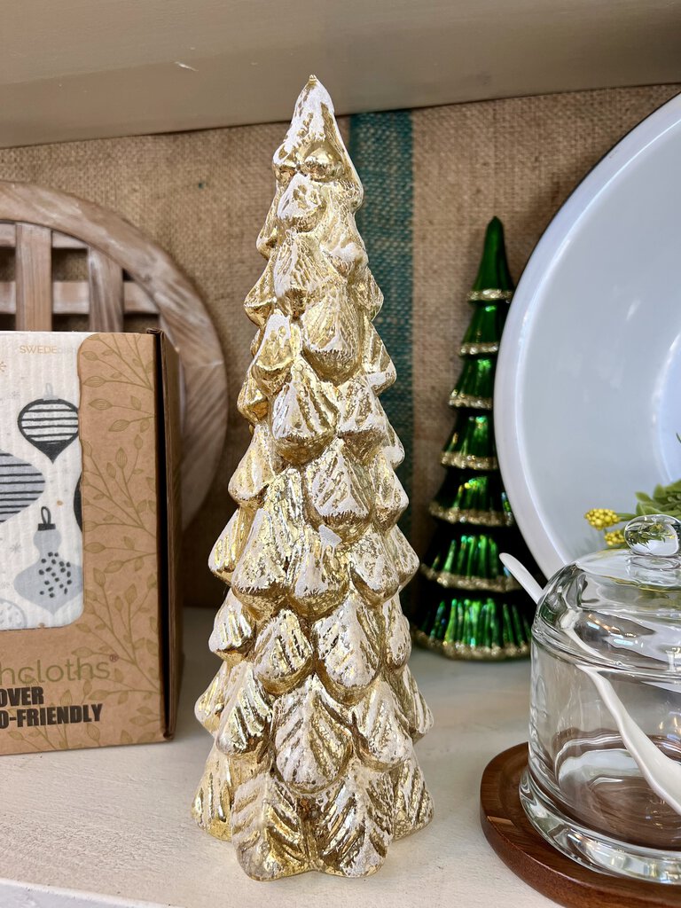 LED GOLDEN CHRISTMAS TREE 12"