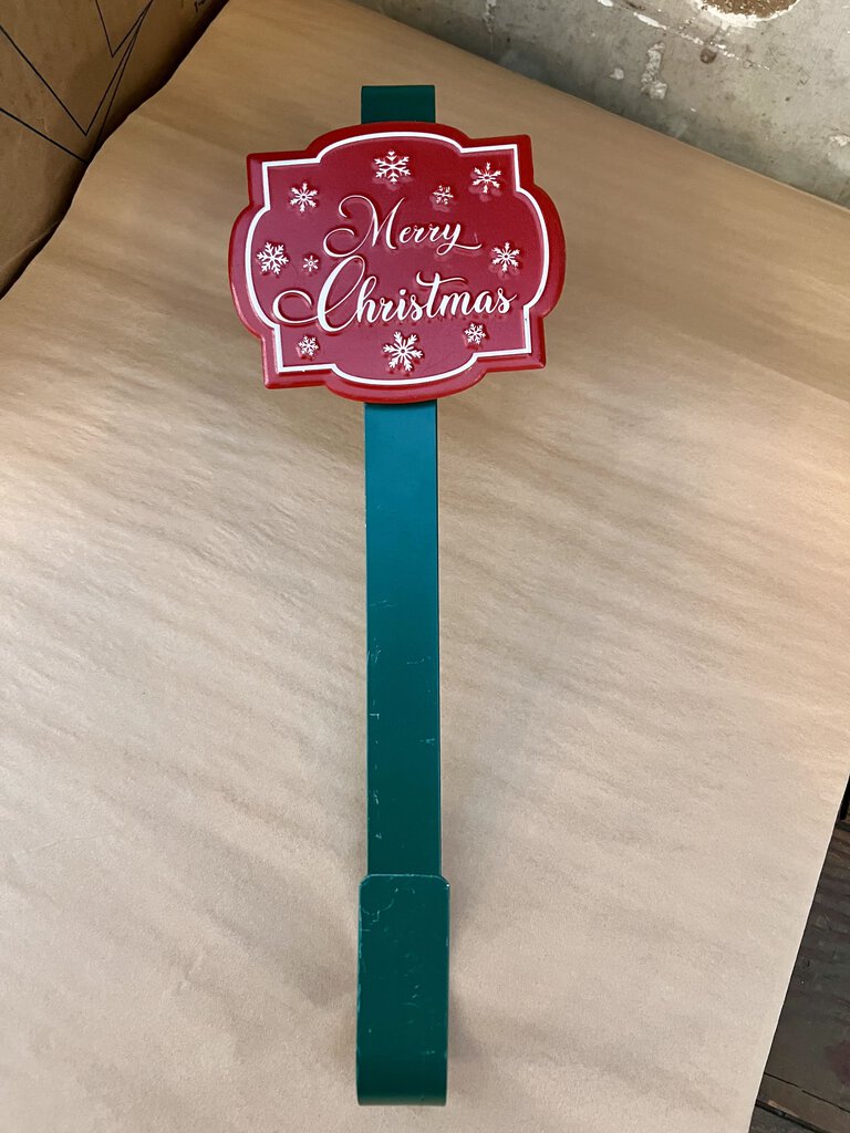 MERRY CHRISTMAS STOCKING HANGER