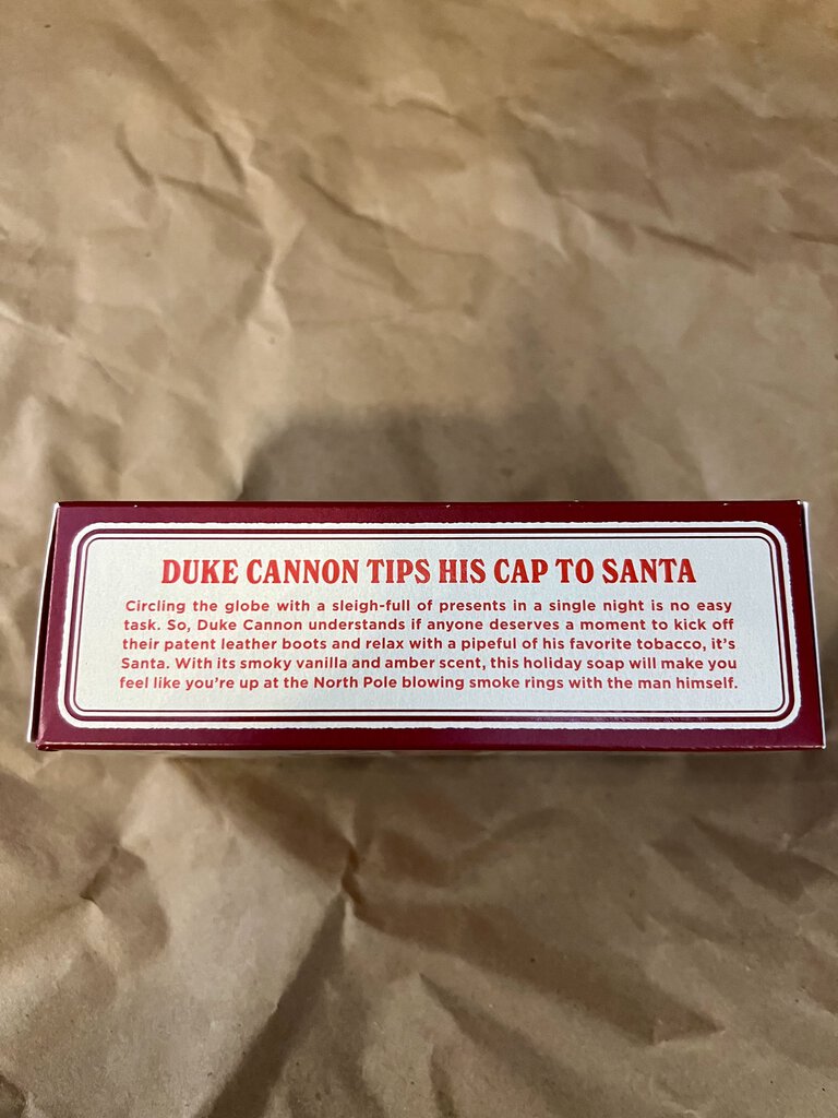 SANTAS PIPE SMOKE BAR SOAP