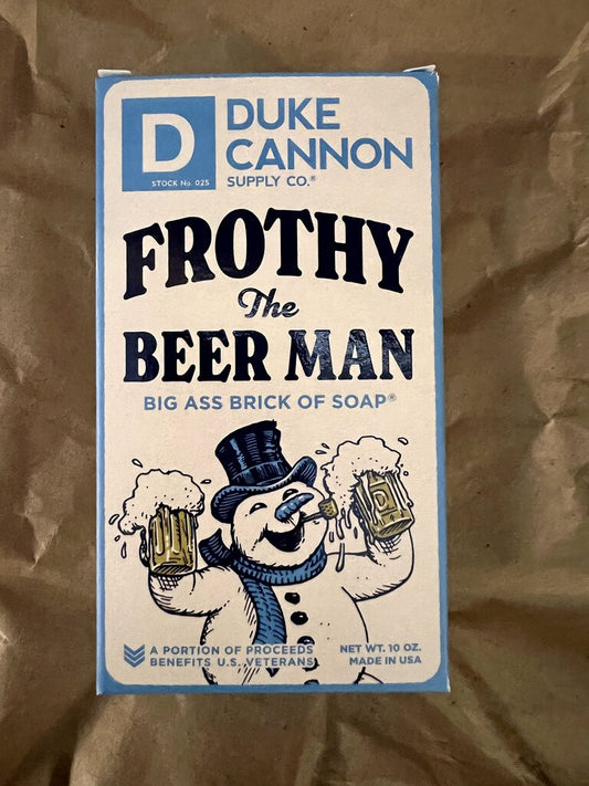 FROTHY THE BEER MAN BAR SOAP