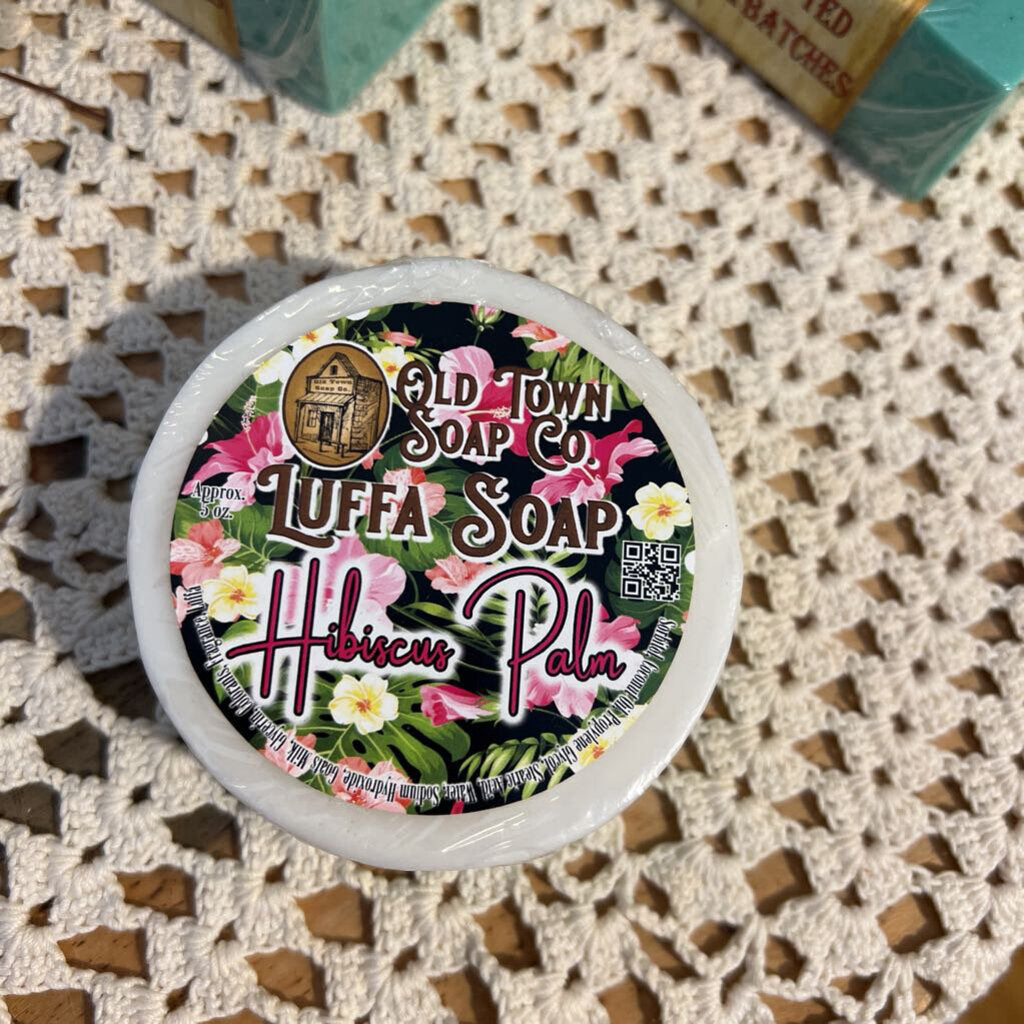 LUFFA SOAP HIBISCUS PALM