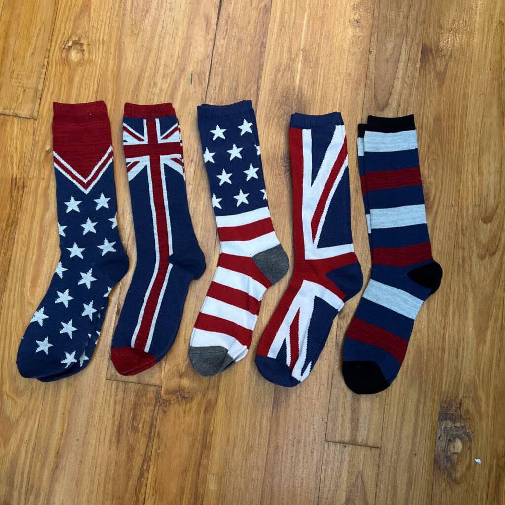 LONG FLAG CREW SOCKS