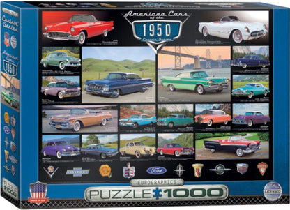 'AMERICAN CARS OF THE 1950s' PUZZLE