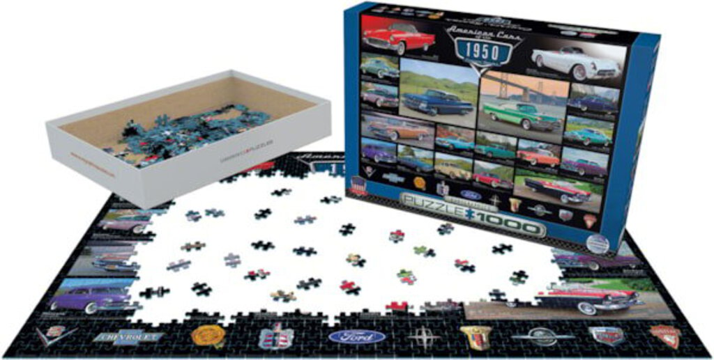 'AMERICAN CARS OF THE 1950s' PUZZLE