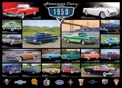 'AMERICAN CARS OF THE 1950s' PUZZLE