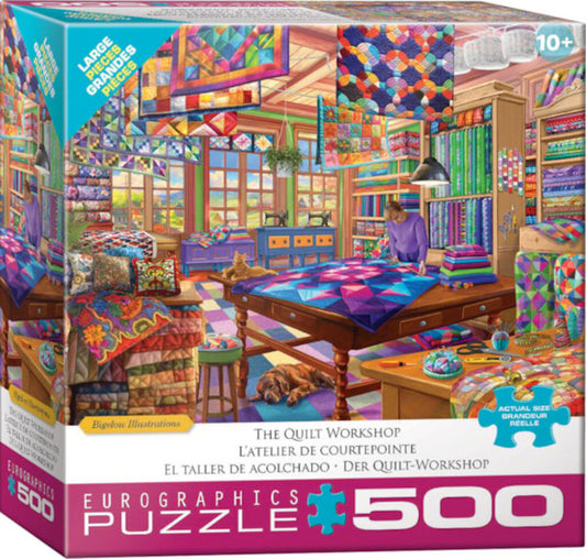 'THE QUILT WORKSHOP' PUZZLE