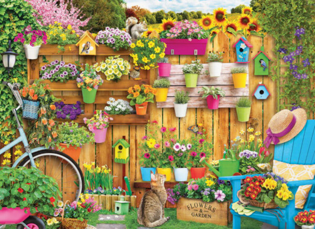 'GARDEN FLOWERS' PUZZLE