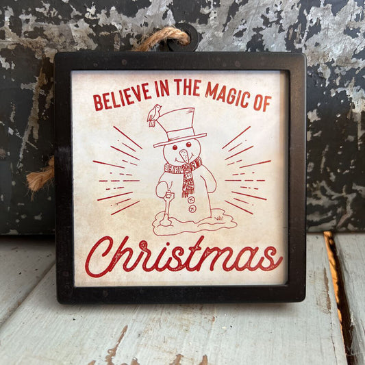 BELIEVE IN MAGIC ORNAMENT