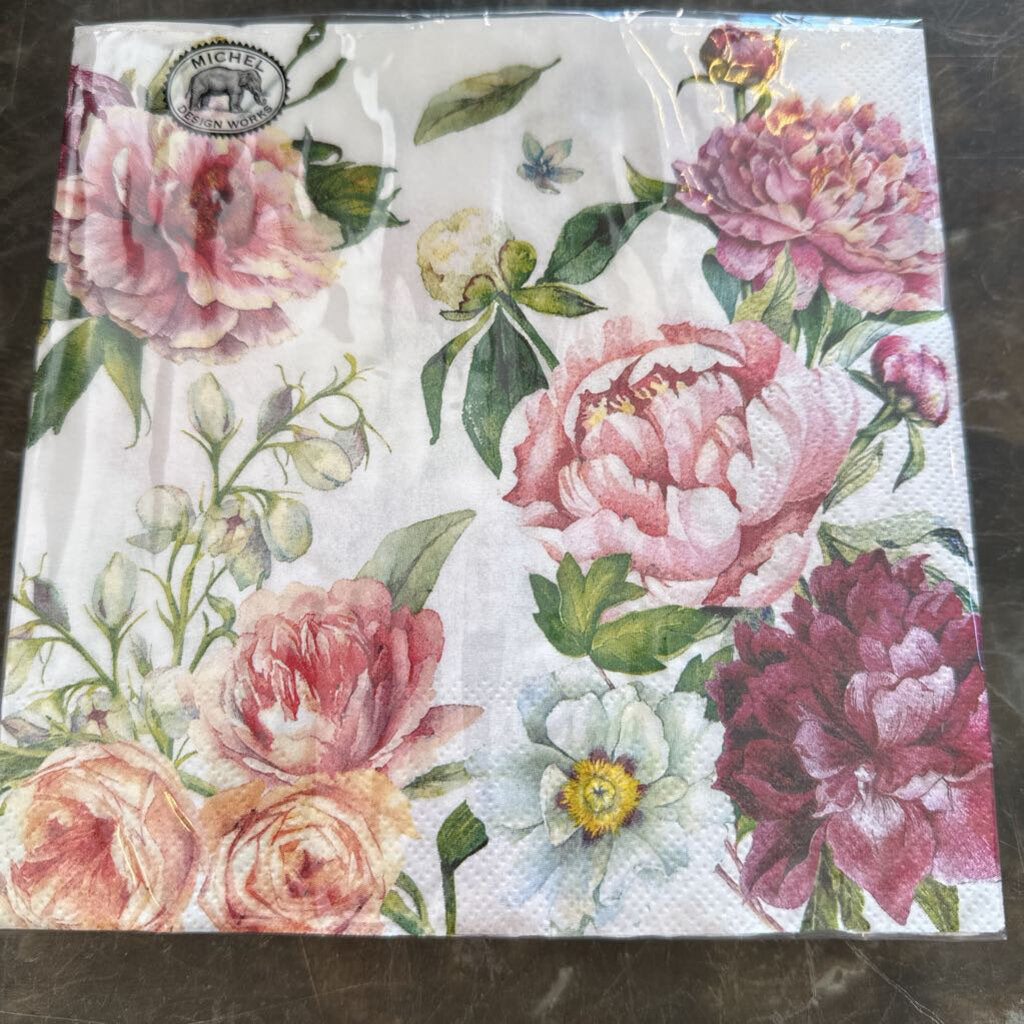 Blush Peony Lunch Napkins