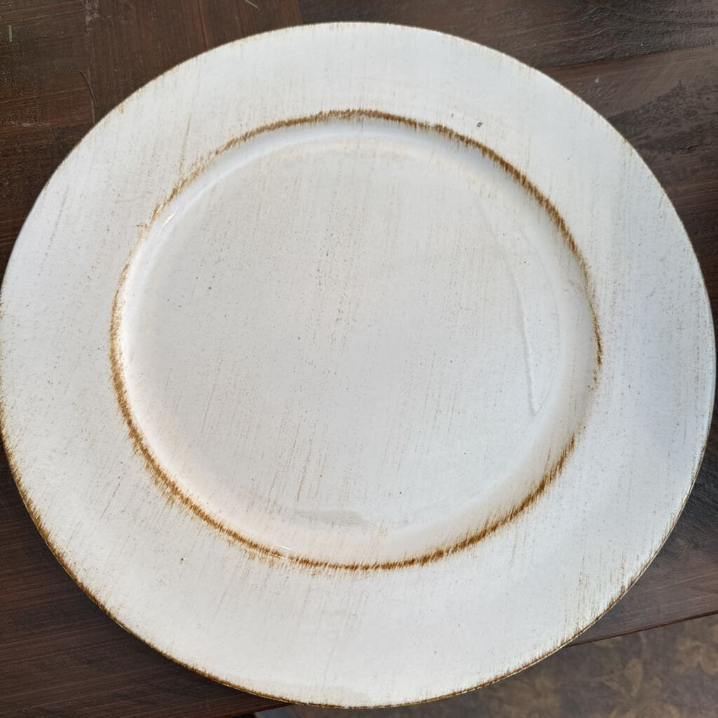 White Charger Plate