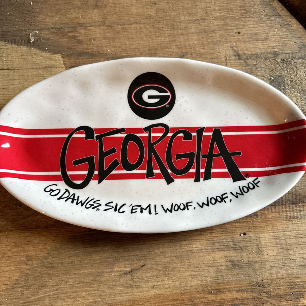 UGA 12" OVAL STRIPED